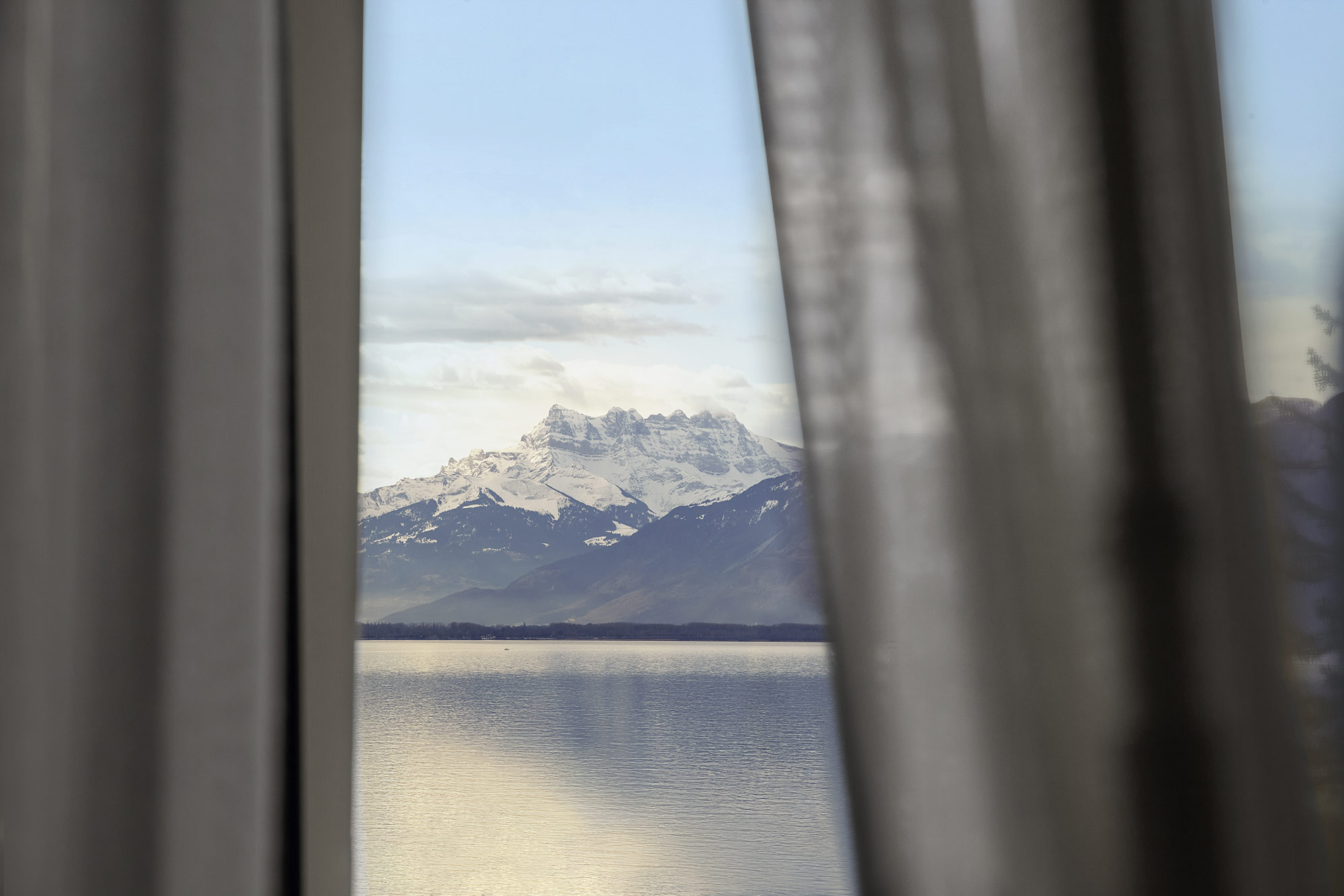 The view from Clinique La Prairie